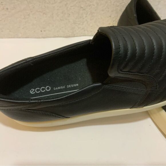 Ecco Soft 9 II Sneakers Quilted Leather Slip On black Size 41 - Picture 10 of 11